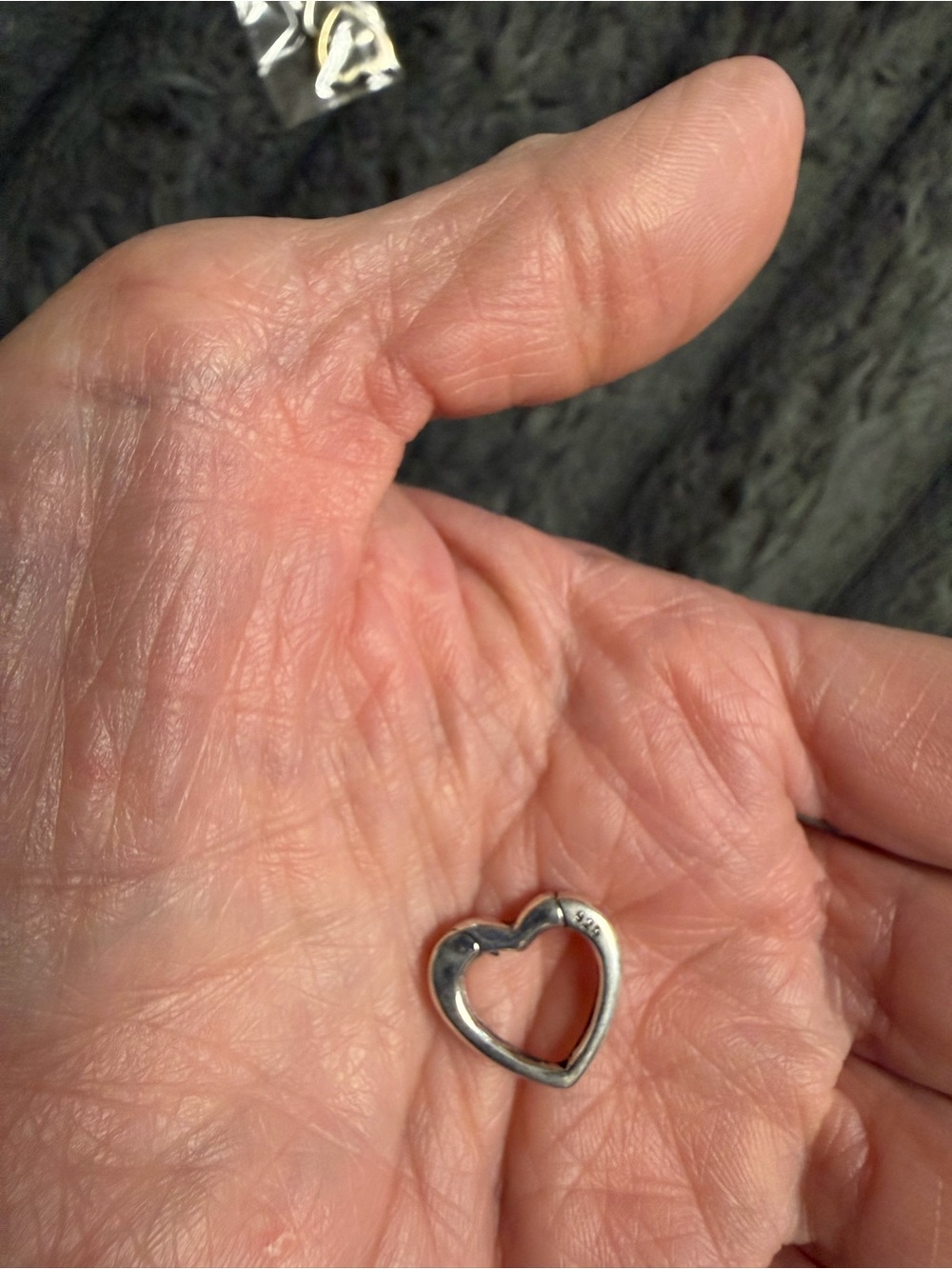Sterling Silver 925 Love Heart Sterling Silver Lobster Clasp - Picture 15 of 16
